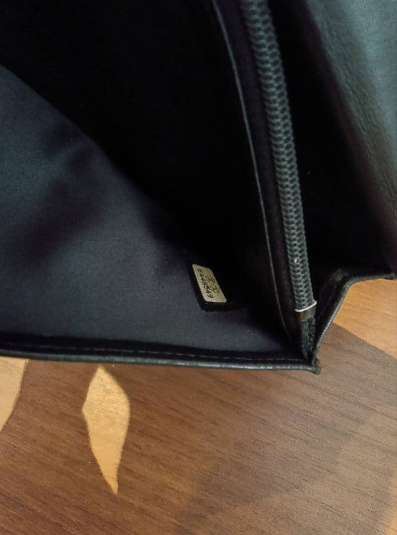CHANEL ブラック 長財布
