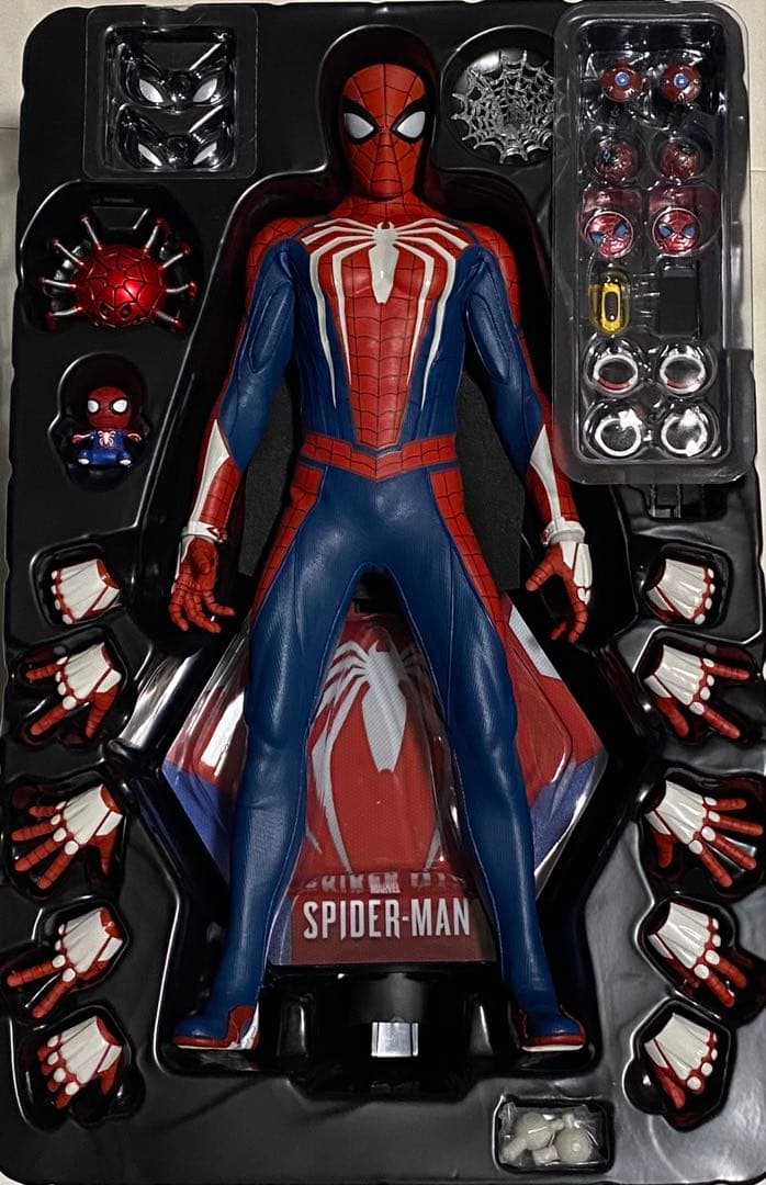 ホットトイズ スパイダーマン アドバンスドスーツ マイルスモラレス セット