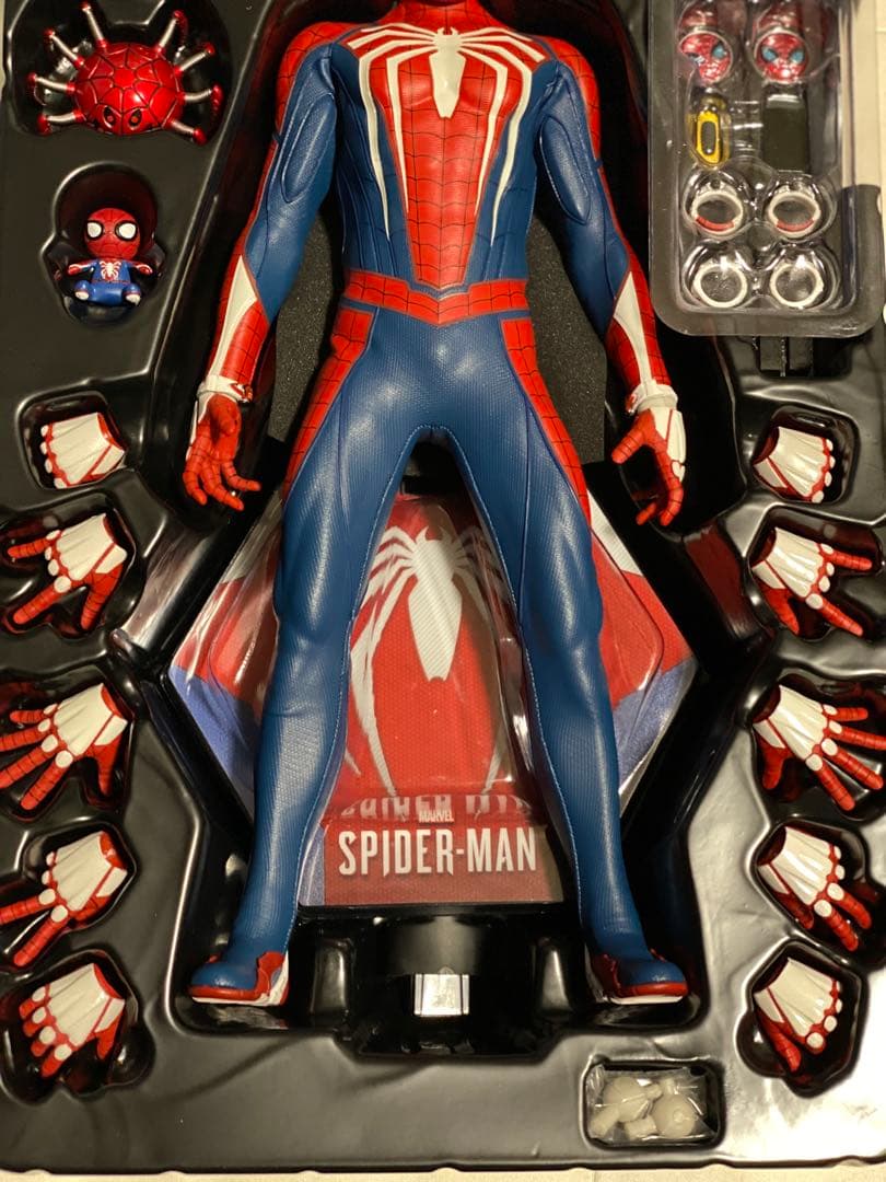 ホットトイズ スパイダーマン アドバンスドスーツ マイルスモラレス セット