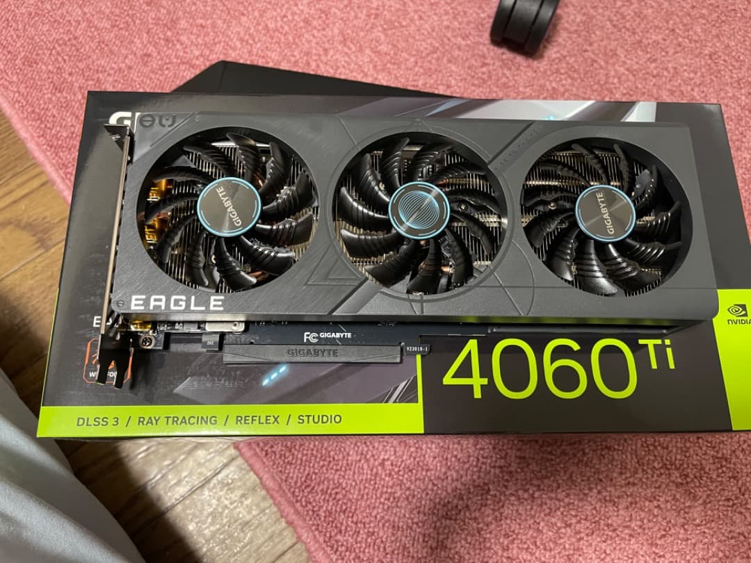 グラフィックボード・グラボ・ビデオカード GIGABYTE GeForce RTX 4060 Ti EAGLE 8G