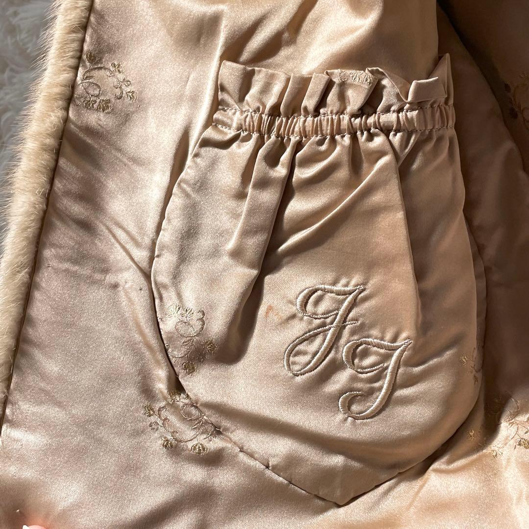 毛皮　パステルミンク　ショート丈　コート　羽織り　艶感◎ 毛並み◎