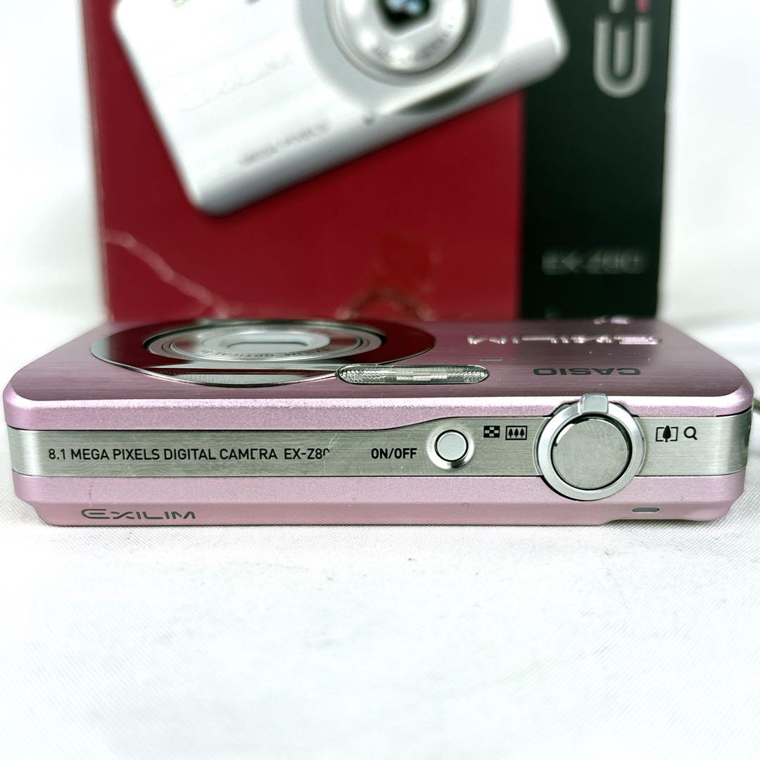 【美品】CASIO EXILIM EX-Z80 ピンク 動作確認済み 付属品あり