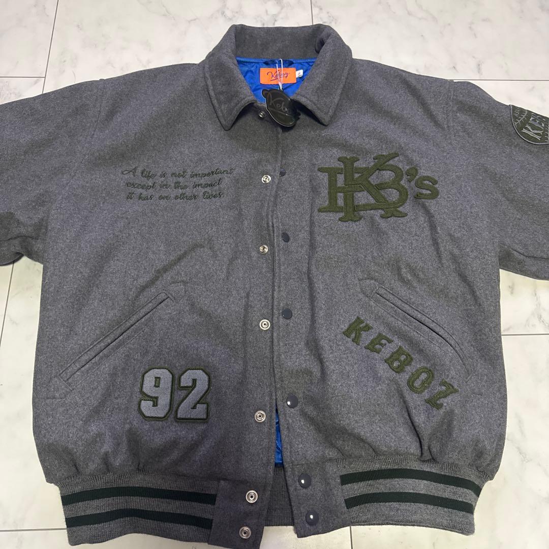 ケボズ　グレー スタジャン Lサイズ