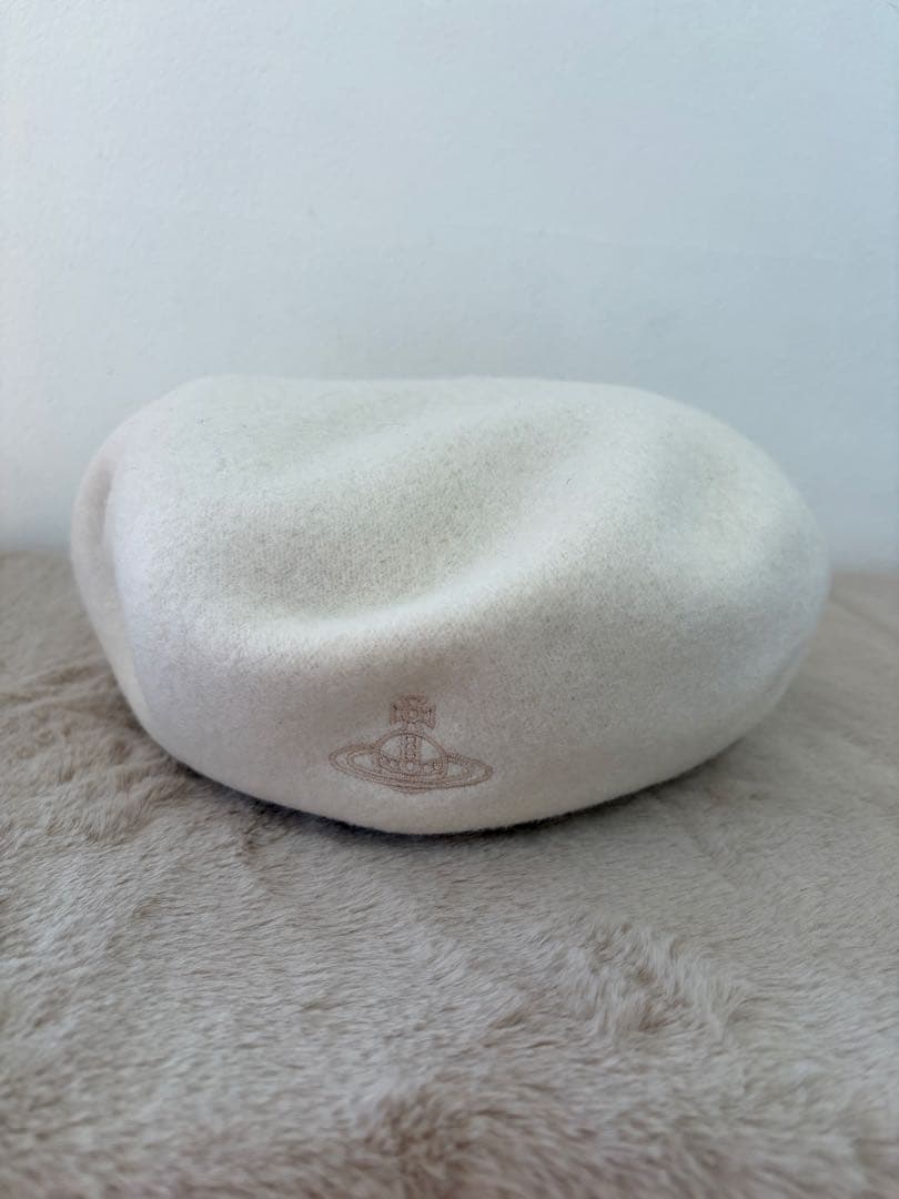 Vivienne Westwood ベレー帽 アイボリー レディース