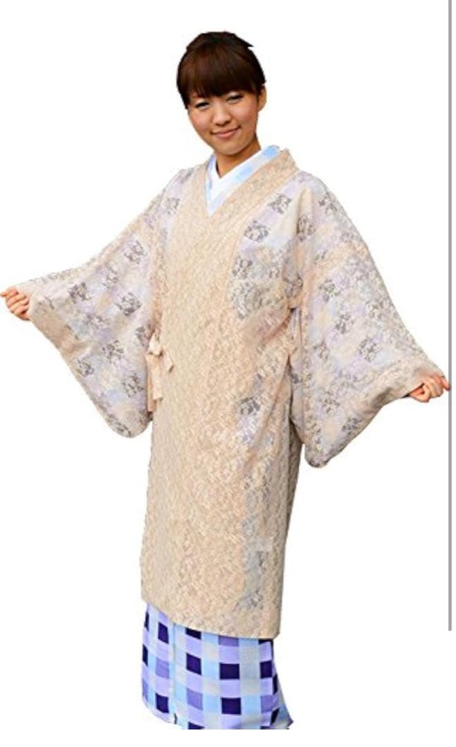 着物用 薄羽織　藤色　はつもも