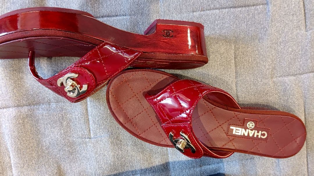 お値下げ♡CHANEL　マトラッセ　サンダル　ローヒール