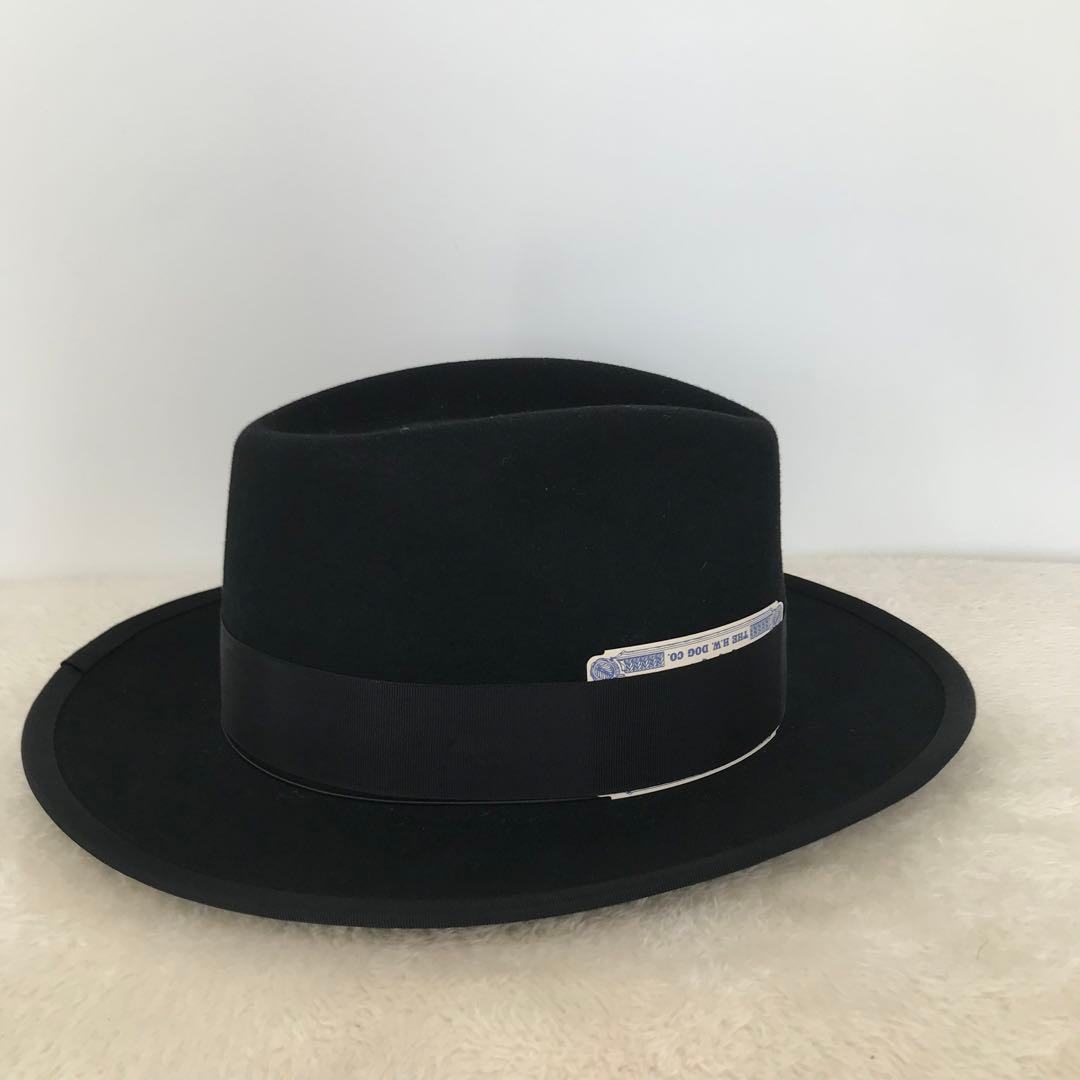 THE H.W.DOG&CO.　ハット　40 ブラック　ウール