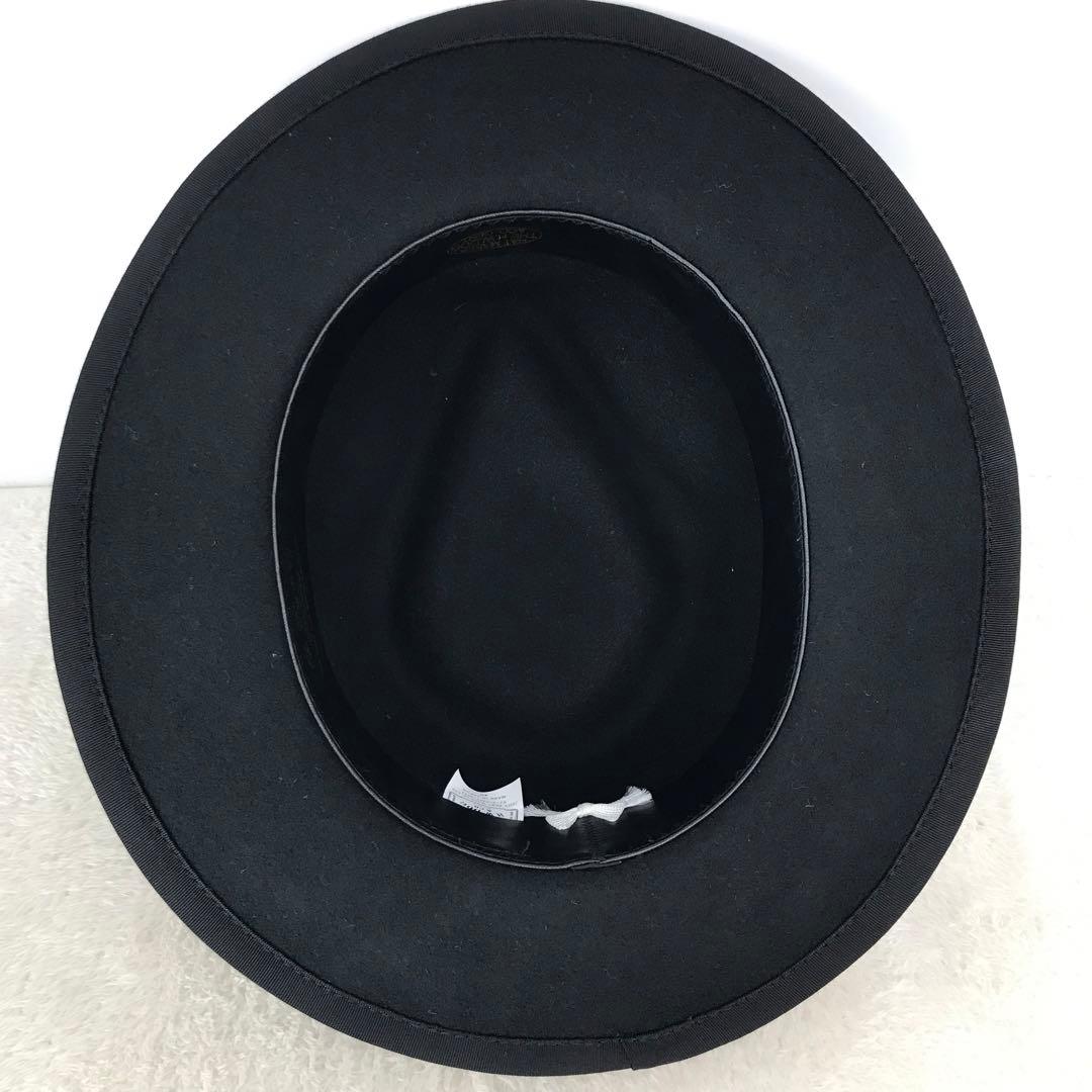 THE H.W.DOG&CO.　ハット　40 ブラック　ウール