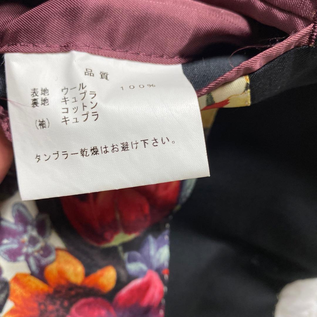 しのかりポールスミス セットアップ　スーツ　花柄　高級生地　ステッチ加工