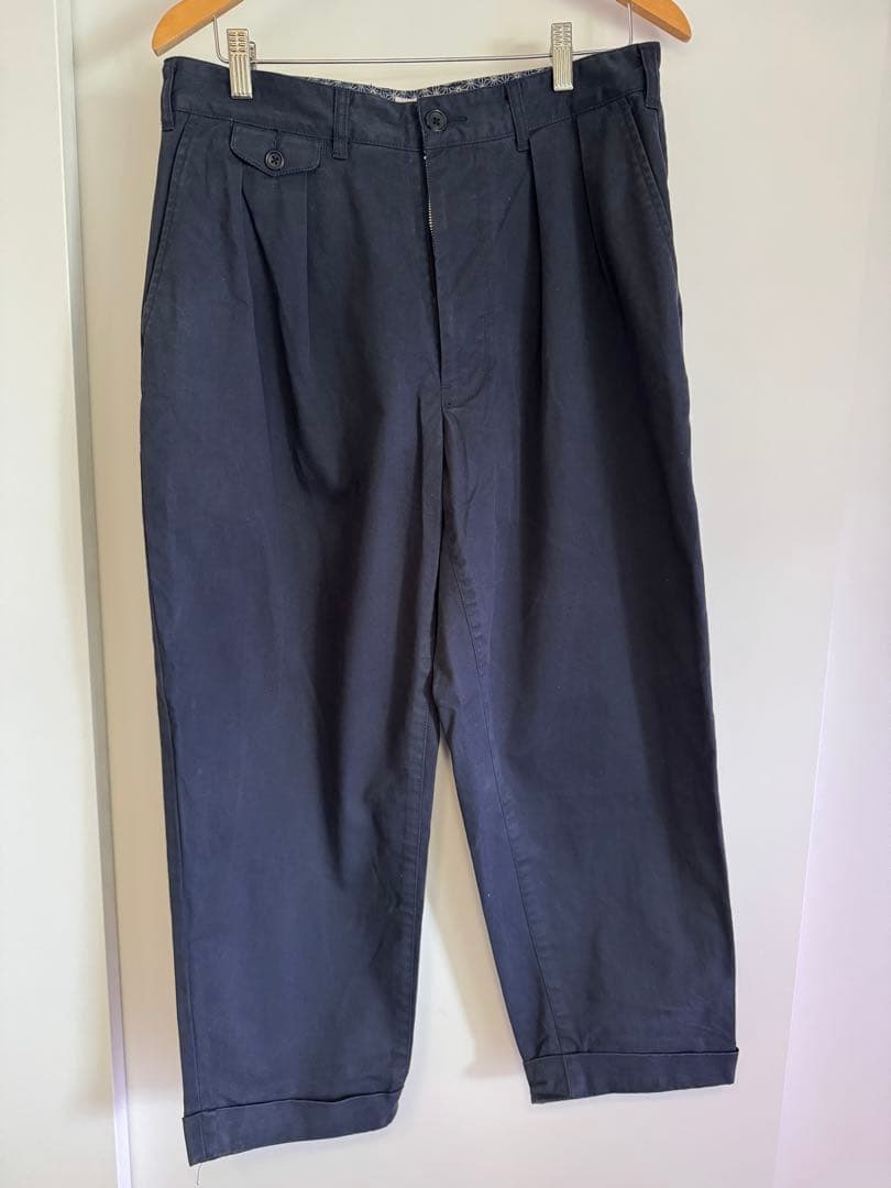 BEAMS JAPAN 2プリーツ チノ