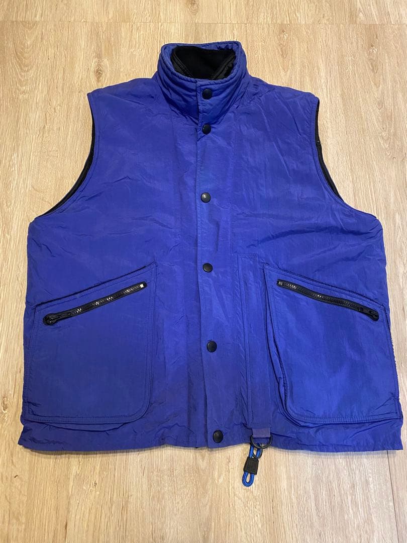 90's old GAP GP TECHベスト　青色