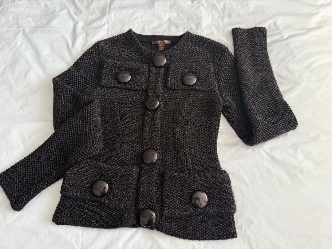 Louis Vuitton ニットジャケット 黒