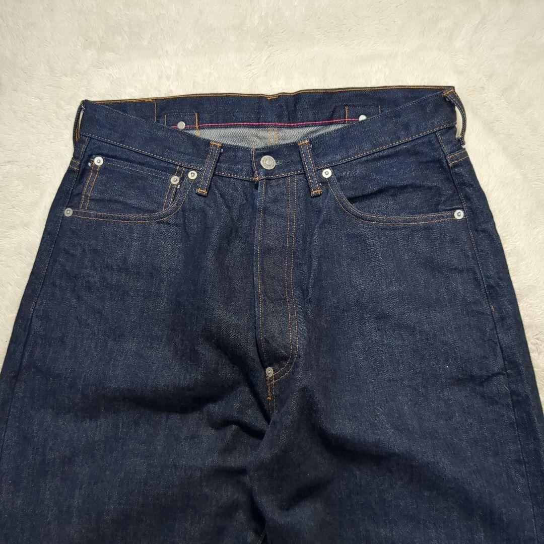 ✨赤耳！シンチバック！w30✨Ordinary fits ワイド濃紺 日本製