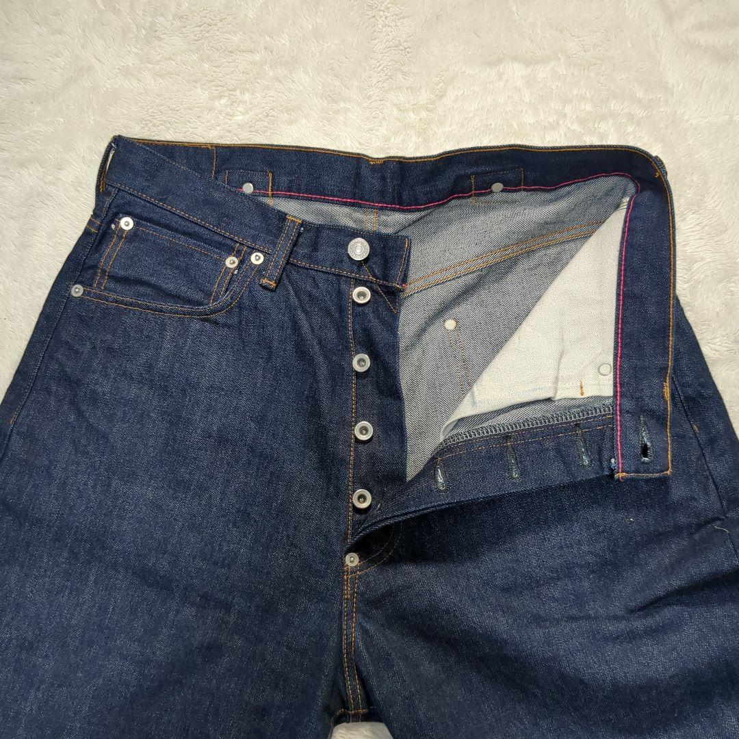 ✨赤耳！シンチバック！w30✨Ordinary fits ワイド濃紺 日本製