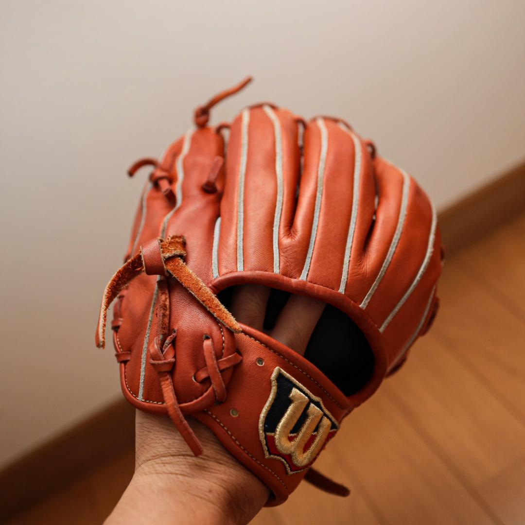 【美品 定価30000】Wilson 86型 Basic Lab 軟式グローブ