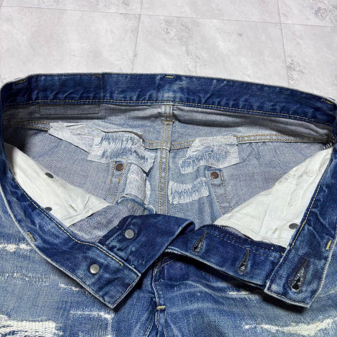 【超希少】ヒステリックグラマー ダメージ加工 スタッズデニムパンツ 30 日本製