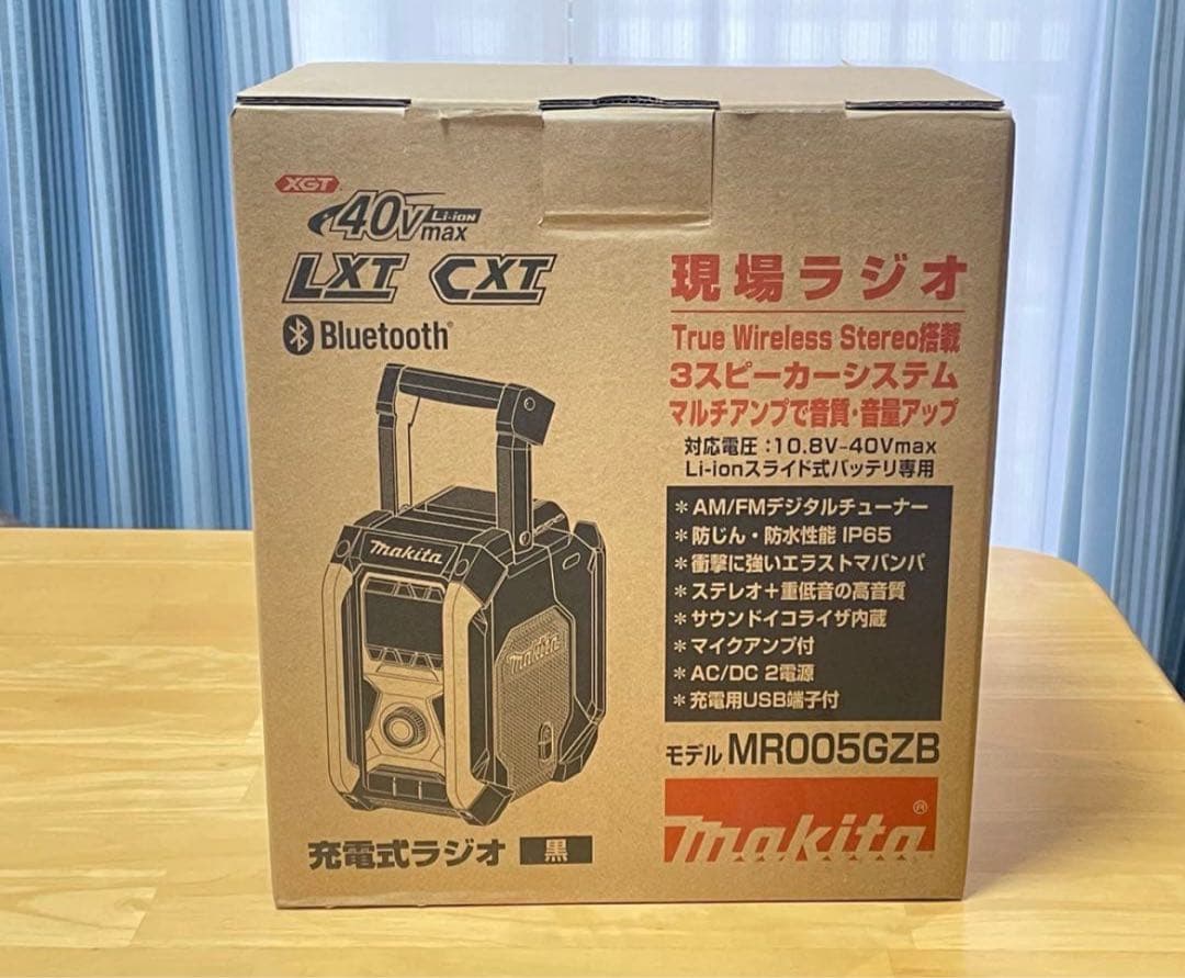 新品Makita MR005GZB Bluetoothラジオ
