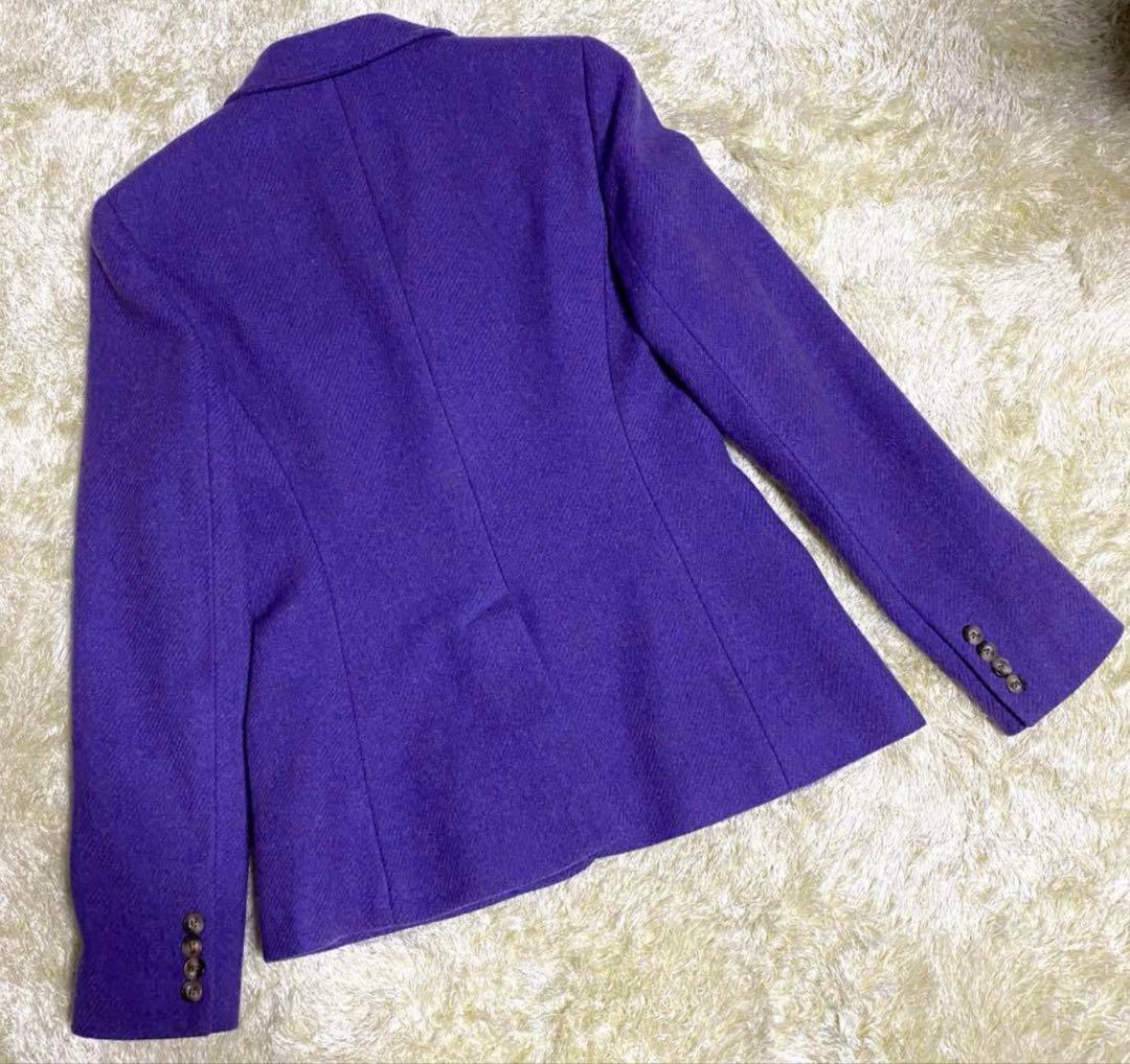 【新品タグ付】ポロラルフローレン　Mサイズ　ジャケット　シングル　紫　秋色　秋冬