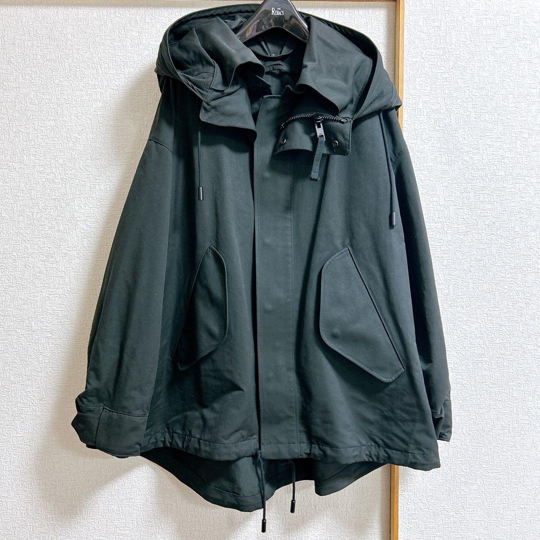 【美品】別注＜THE RERACS＞ドロップショルダー モッズコート