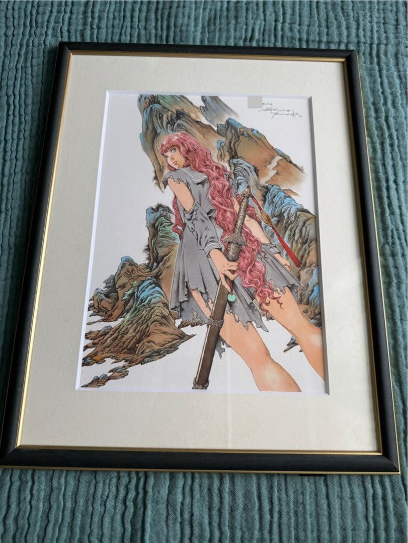 小野不由美　十二国記　月の影 影の海 複製原画　サイン、シリアルNo.入