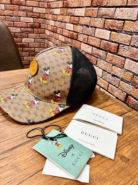 ●GUCCI/グッチ・ミッキーマウス・帽子