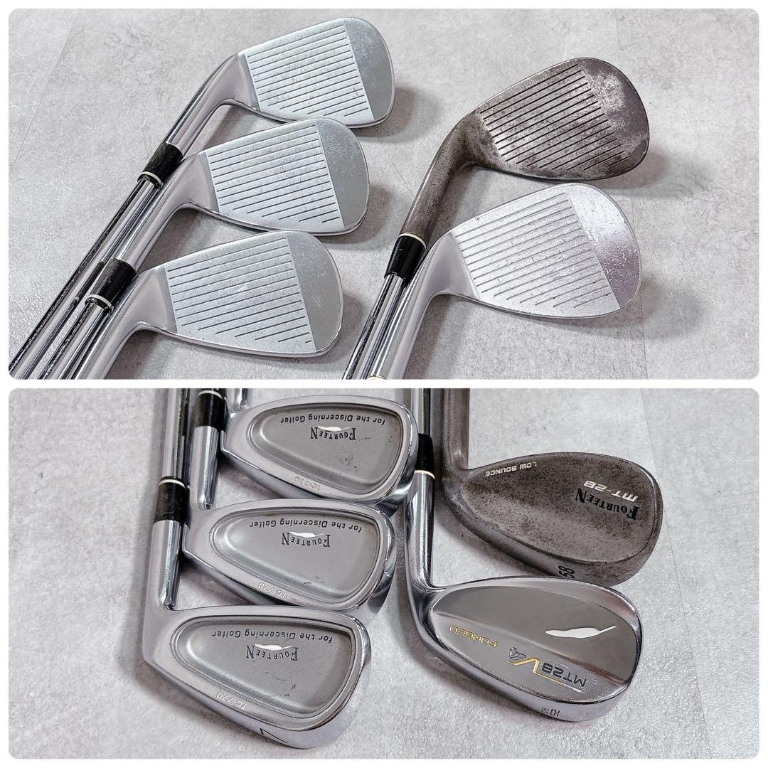 V813 FOURTEEN メンズ ゴルフ クラブ フルセット 11点 黒 男性