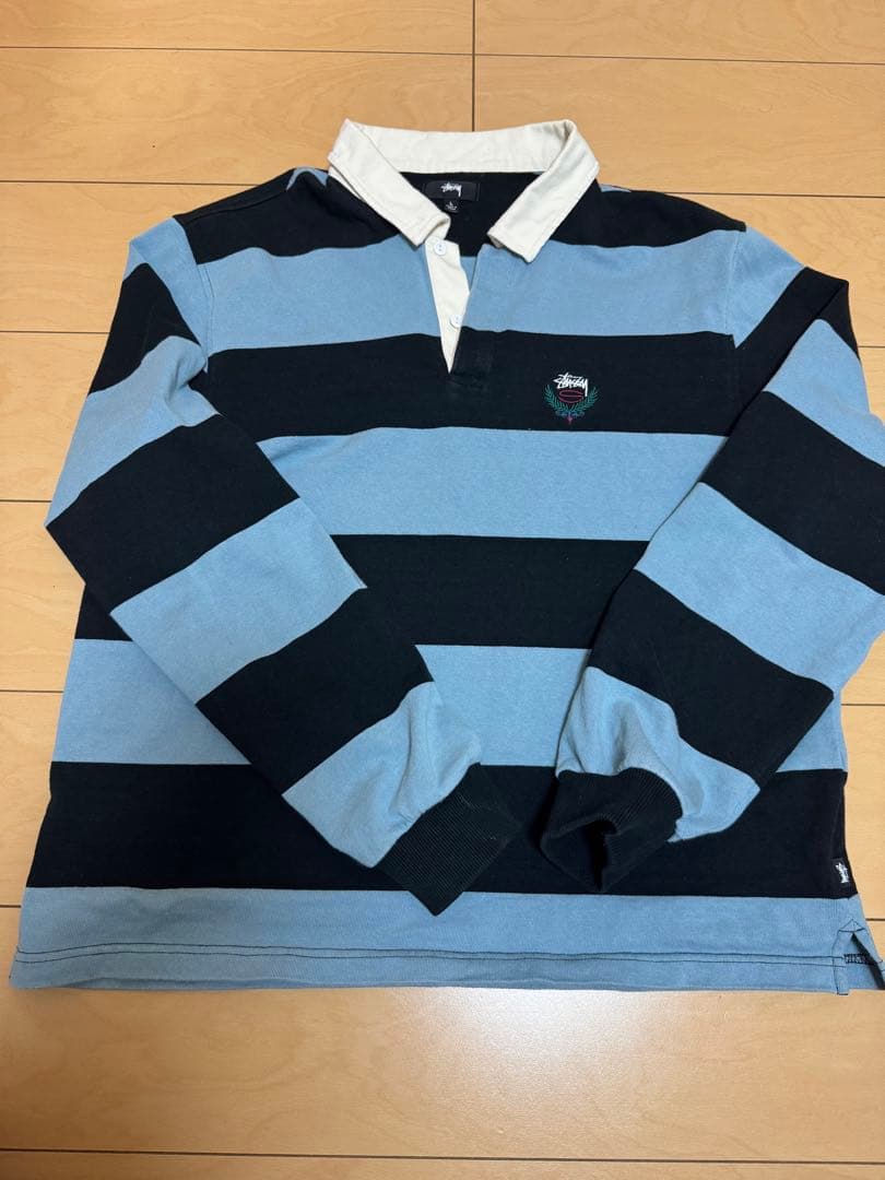Stussy ストライプ ラガーシャツ Lサイズ