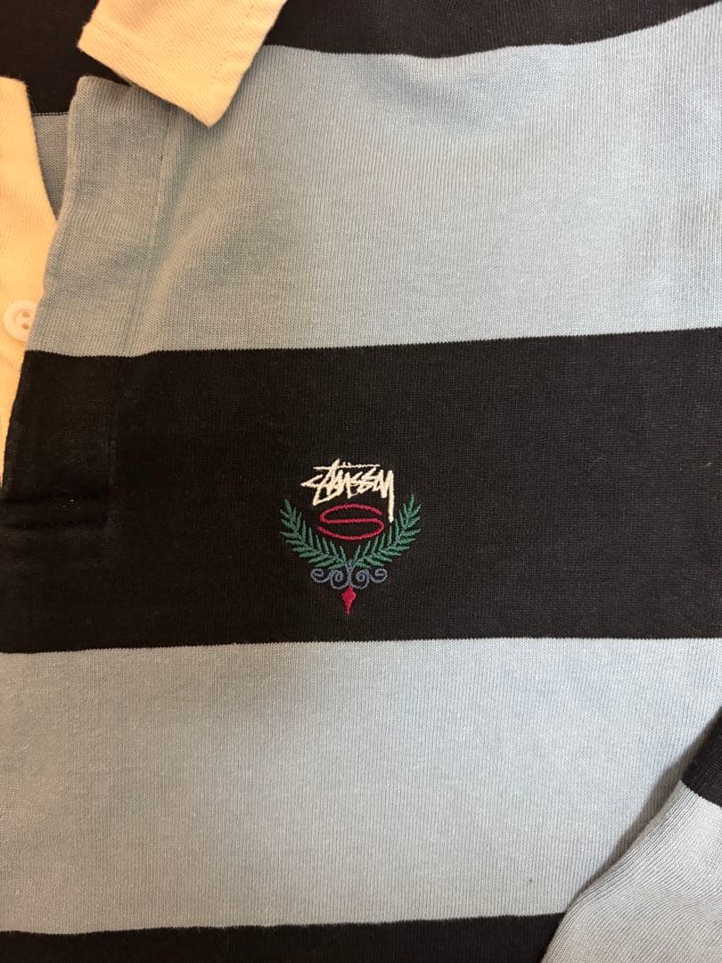 Stussy ストライプ ラガーシャツ Lサイズ
