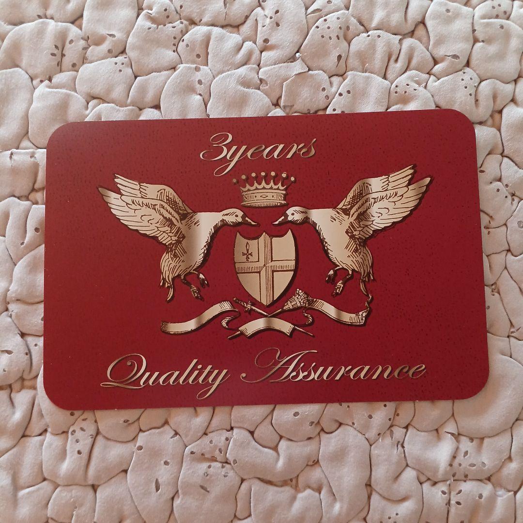 ケロリン モリリン　ハンガリー産ホワイトダックダウン羽毛掛布団　シングル