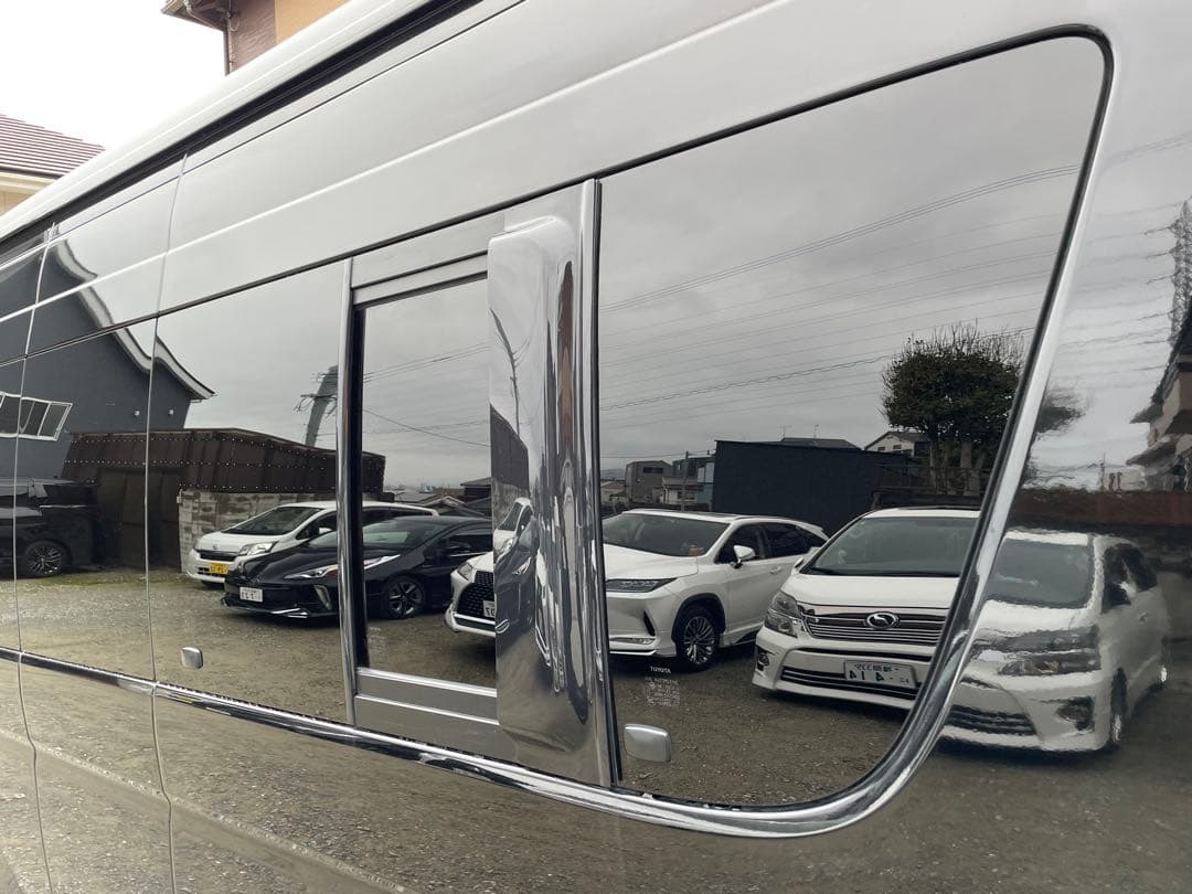 ハイエース サイド スライドアガラス左右セット