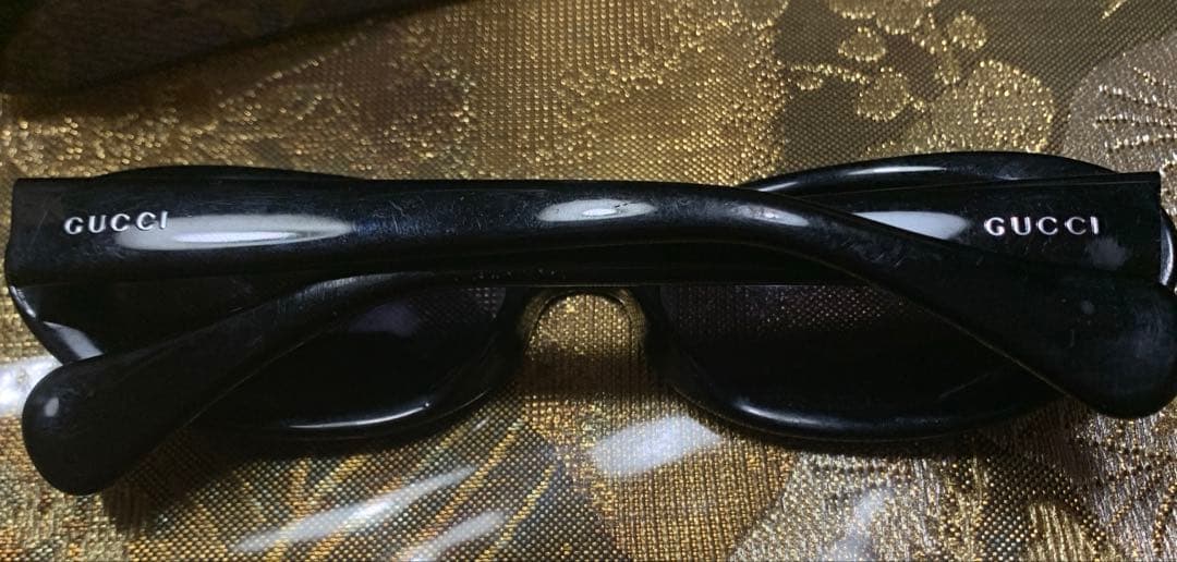 GUCCI グッチ サングラス 度なし オーバル フルリム