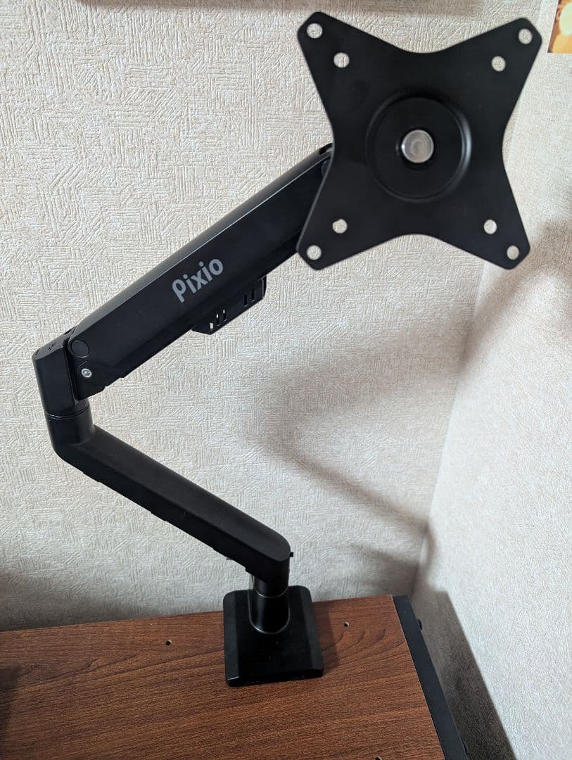 モニターアーム　pixio　PS1S Wave Black