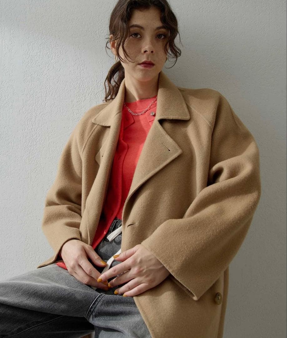 今期 ウィムガゼット リバーPコート 1度着用 店舗購入品