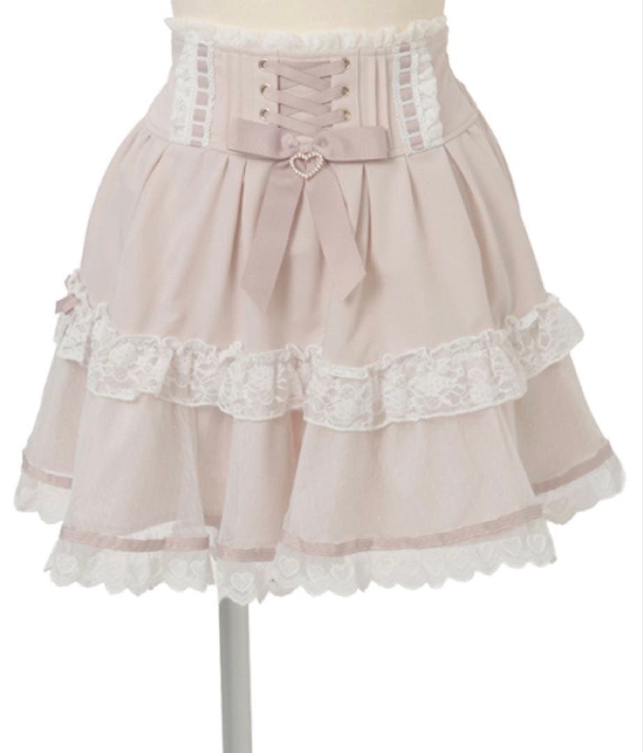 「完売品」 LIZLISA フロントカシュクールBIGリボンセットアップ ピンク