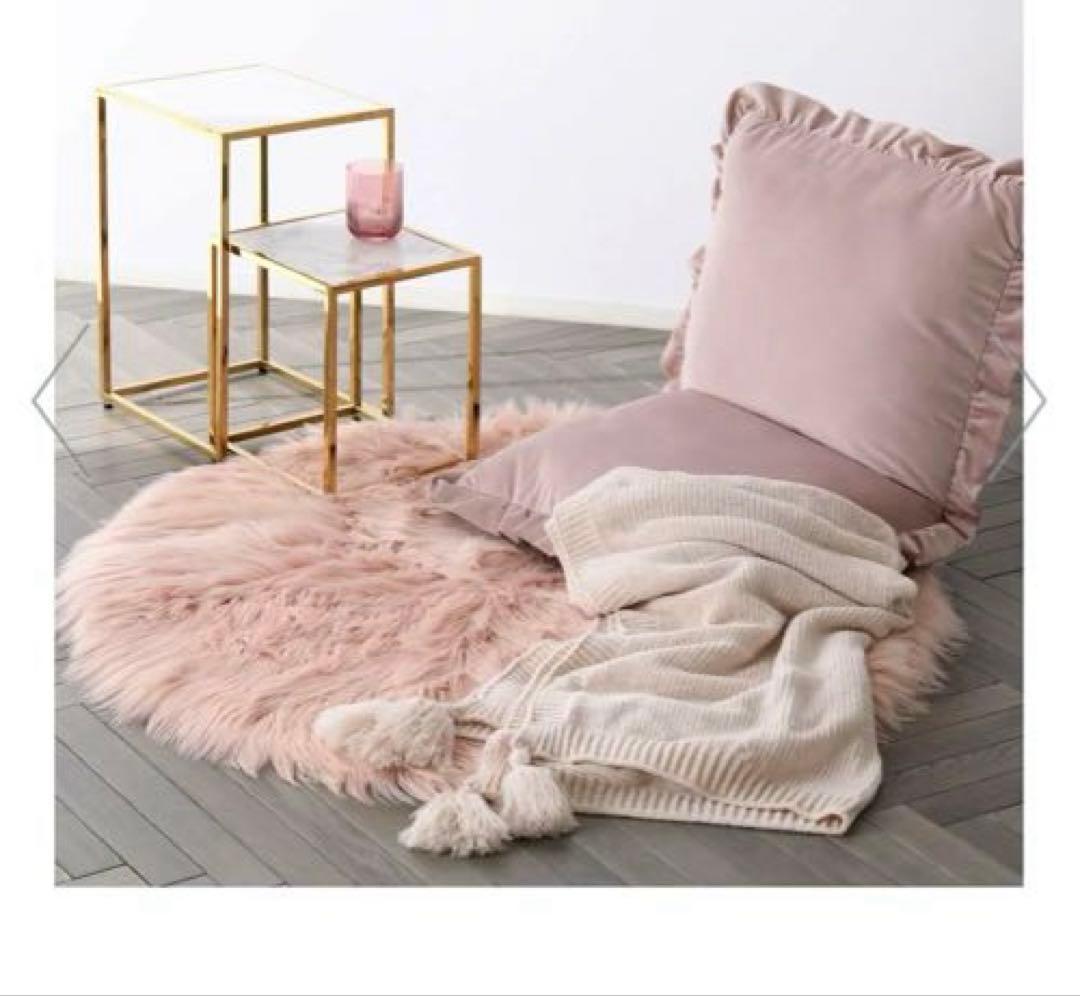 Francfranc レーヌ ネストテーブル S マーブル×ゴールド