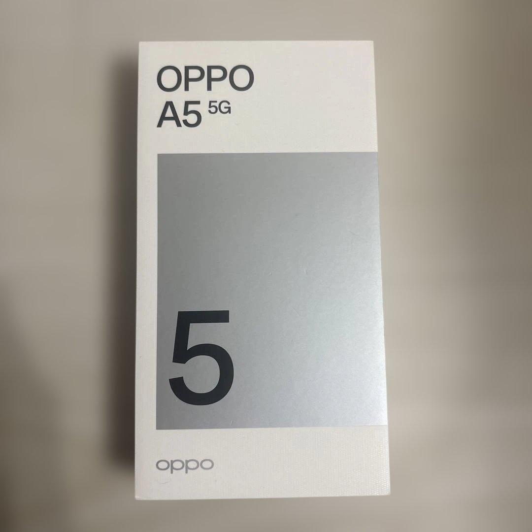 【新品未使用】動作確認済 OPPO A5 5G ホワイト 128GB