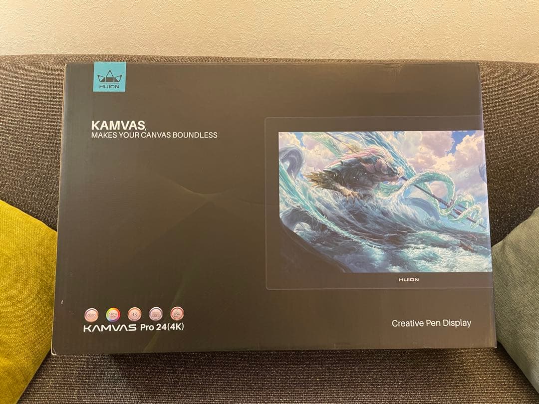 HUION Kamvas Pro 24 (4K) UHD 液晶ペンタブレット