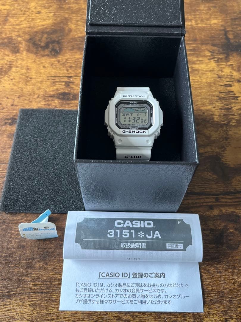 G-SHOCK G-GLIDE glx-5600 サーフィン 釣り タイドグラフ
