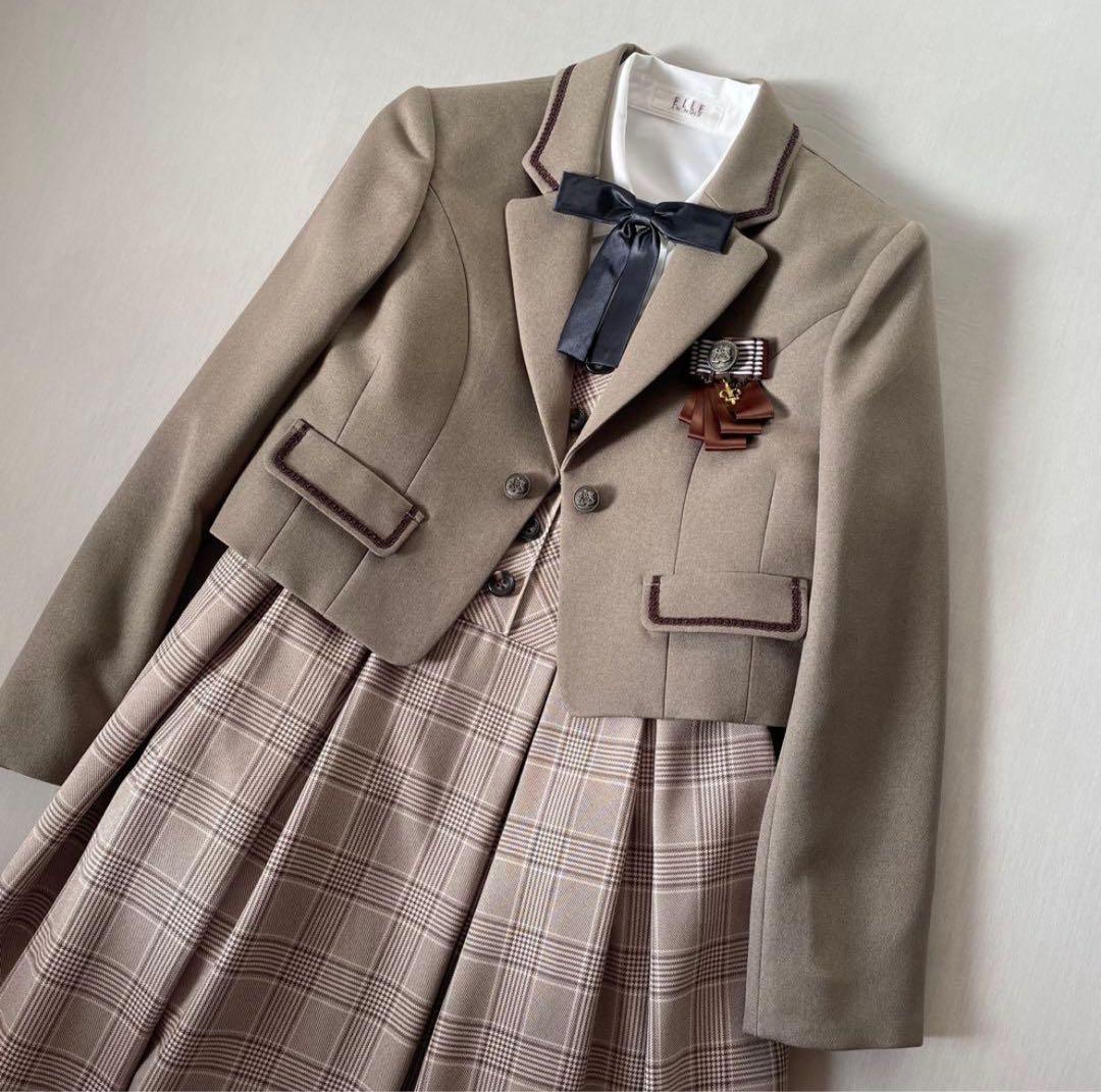 ELLE en noir ブリティッシュアンティークアンサンブルスーツ 150