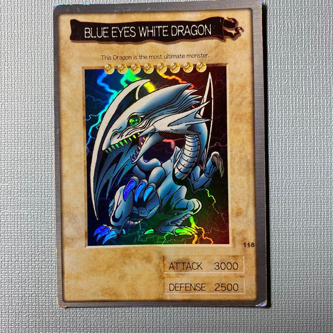 遊戯王カード　バンダイ　当時品　ブルーアイズホワイトドラゴン　英語版　キラカード