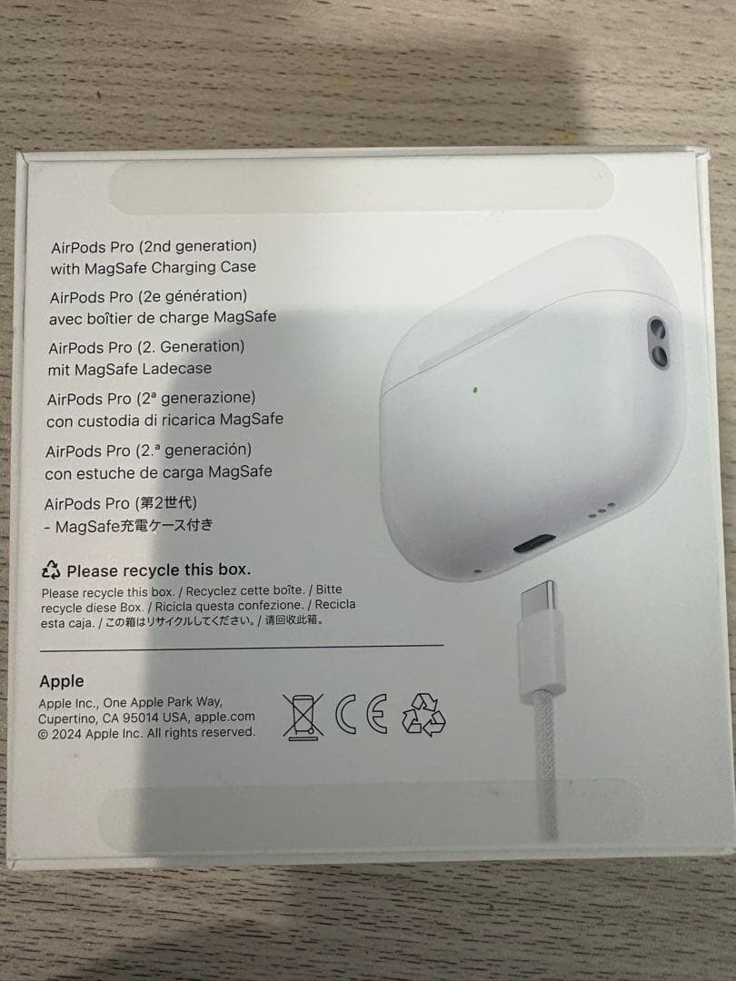 AirPods Pro 2ワイヤレスイヤホン 本体 美品
