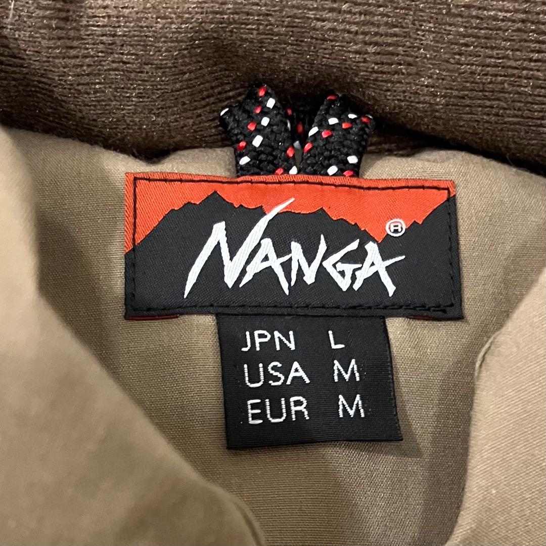 新品 NANGA HINOC DOWN VEST BEIGE Lサイズ
