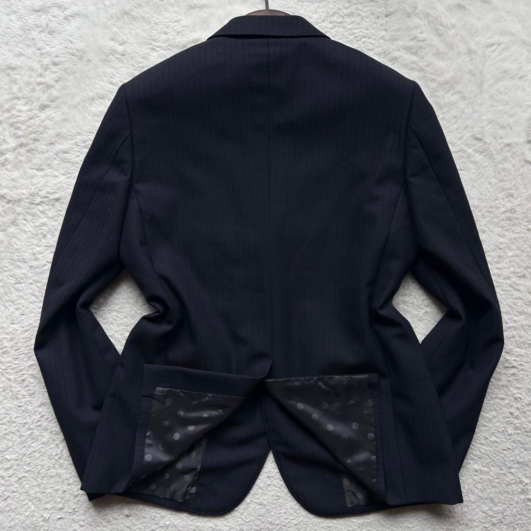 美品✨コムデギャルソンオムドゥ スーツ モヘヤ混 ドット 濃紺 S AD2016