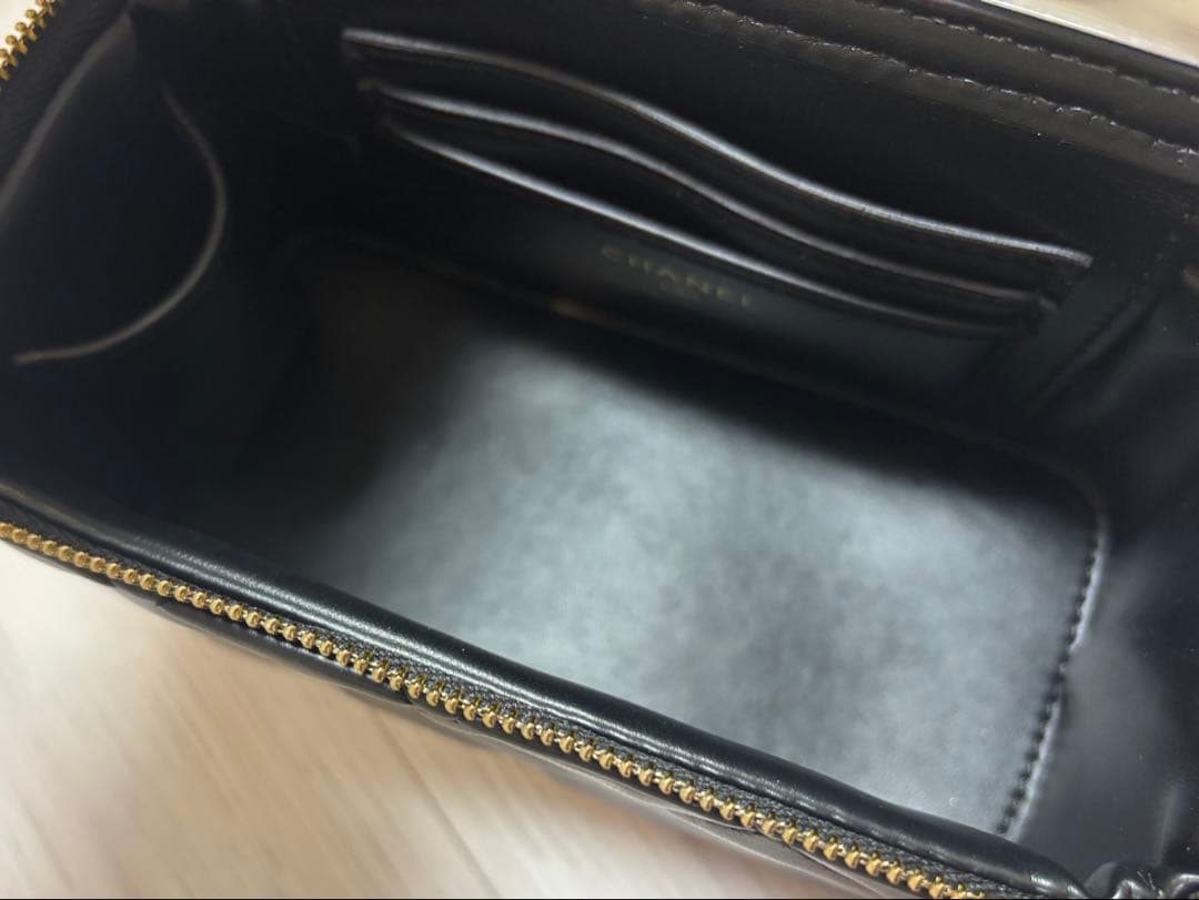 新品 ノベルティ CHANEL シャネル バニティ ショルダー バッグ ブラック