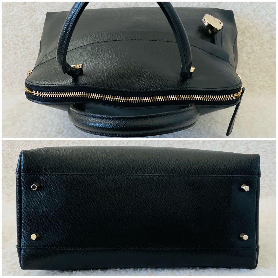 【未使用】FURLA パイパー M ハンドバッグ ショルダーバッグ 2way 黒