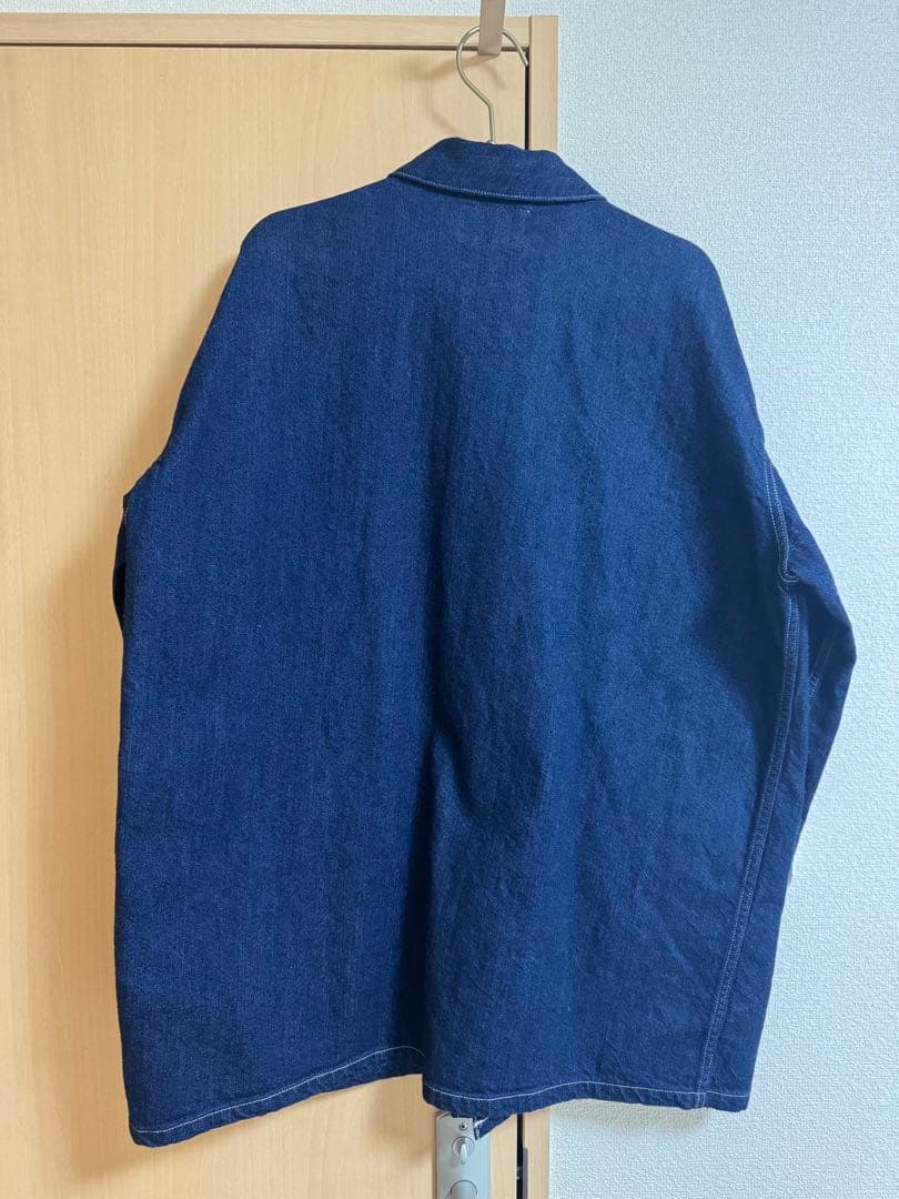 CIOTA インディゴスピンコットンデニムカバーオール