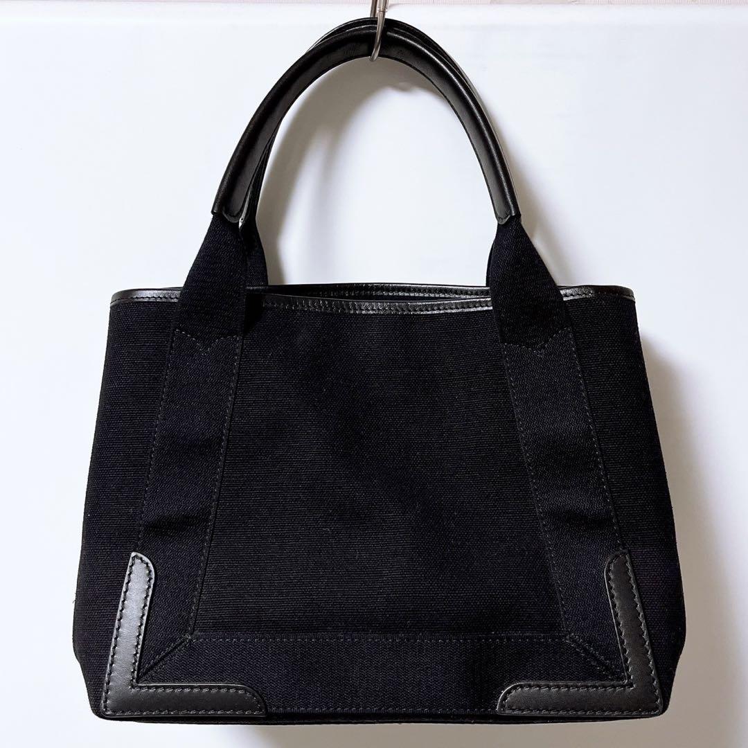 美品 BALENCIAGA ハンドバッグ トートバッグ ネイビーカバスS