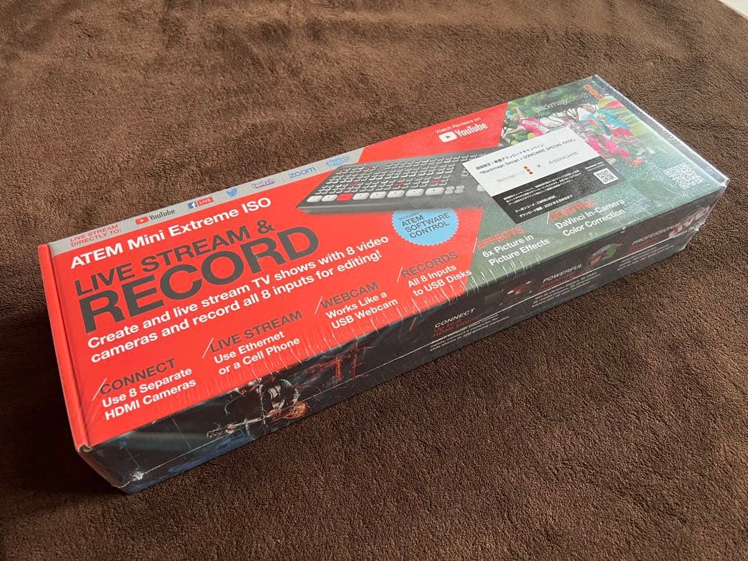 【新品未開封 国内正規品】ATEM Mini Extreme ISO＋専用ケース
