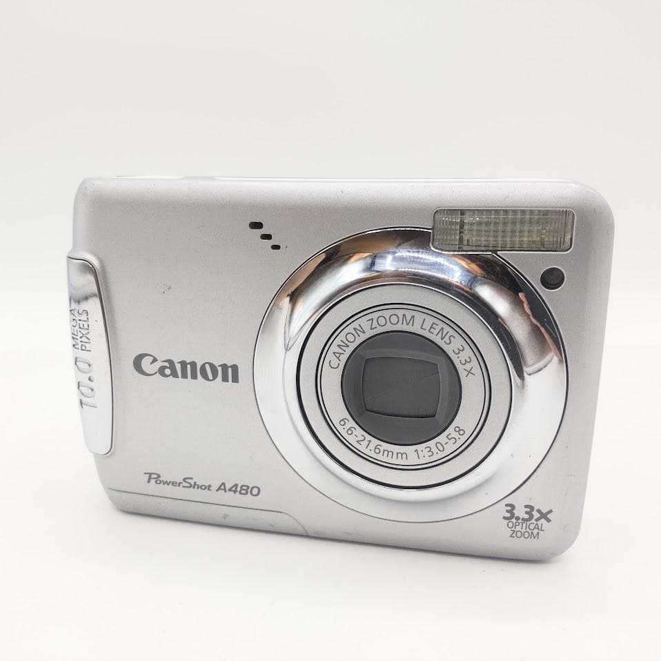 ★箱付★ デジカメ Canon キャノン PowerShot A480 シルバー