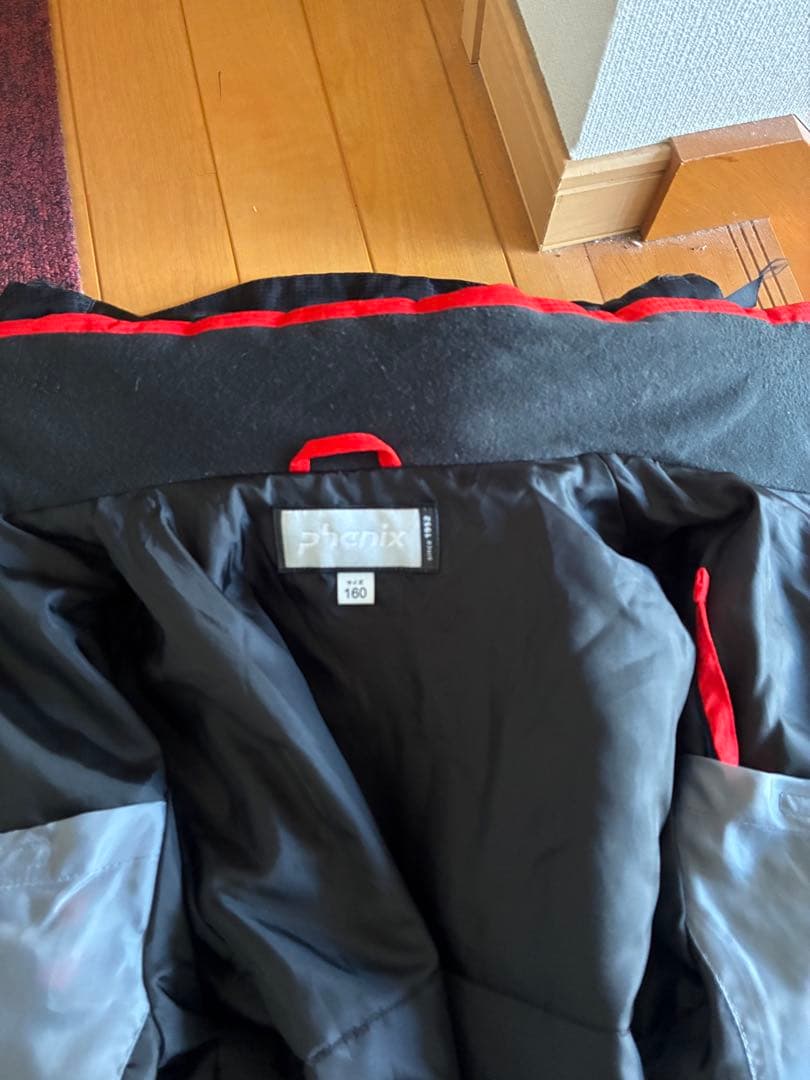 Phenix 上下セットスキーウェア 赤黒160サイズ